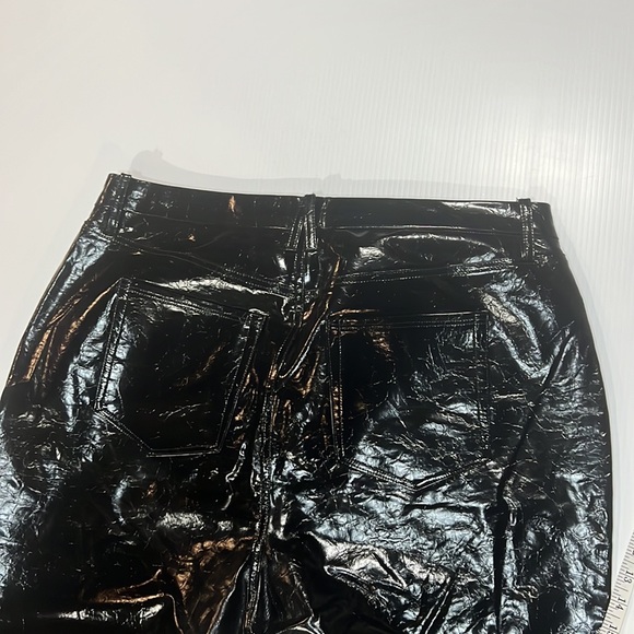 GOOD LEGS FLARE FAUX LEATHER PANTS sz 18 - Picture 8 of 9